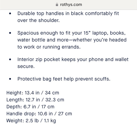 Rothy’s The Essential Tote - Picture 7 of 7